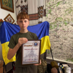 На Бущині юний колекціонер представив свою колекцію військової атрибутики